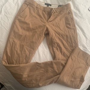 Low rise dress pants beige
